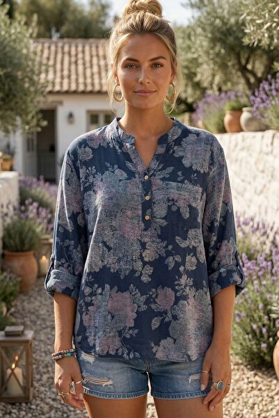 Chiccy Μπλούζα - Μπλε - Κανονική εφαρμογή