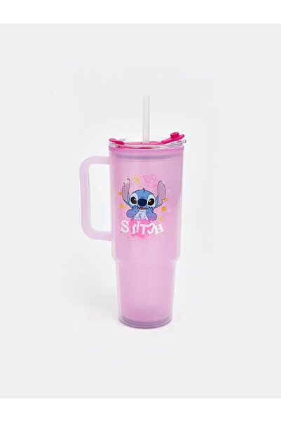 LC Waikiki LCW JOY Karışık Stitch Baskılı Kız Çocuk Pipetli Suluk