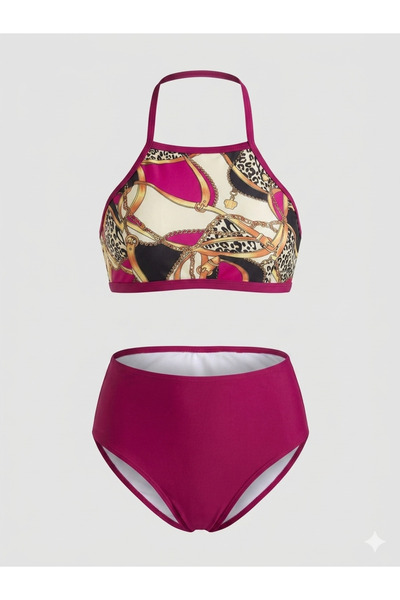 Nilmay mayo Γυναικείο Σετ Μπικίνι Ψηλόμεσο