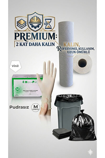 ERD Klinik Paket:12'li RULO MUAYENE MASA,SEDYE ÖRTÜSÜ 50cmx50m 2katlı+Muayene...