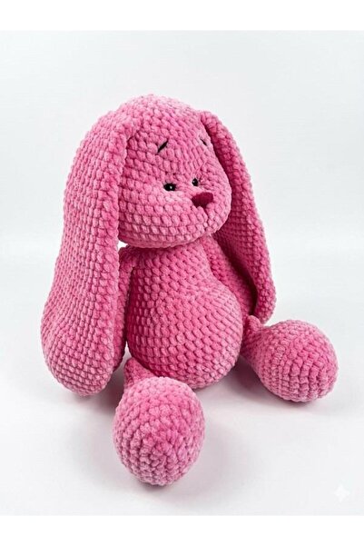OYUNCAKPARK Uzun Kulak Uykucu Tavşan Amigurumi Organik Oyyuncak