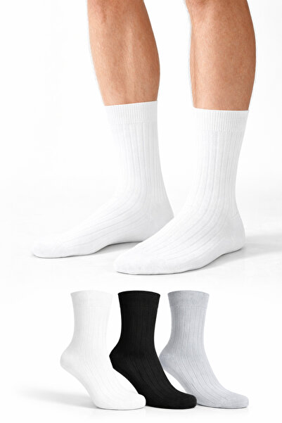 KaeLaurean Șosete bărbătești multicolore din bumbac, fără cusături, cu dungi,...