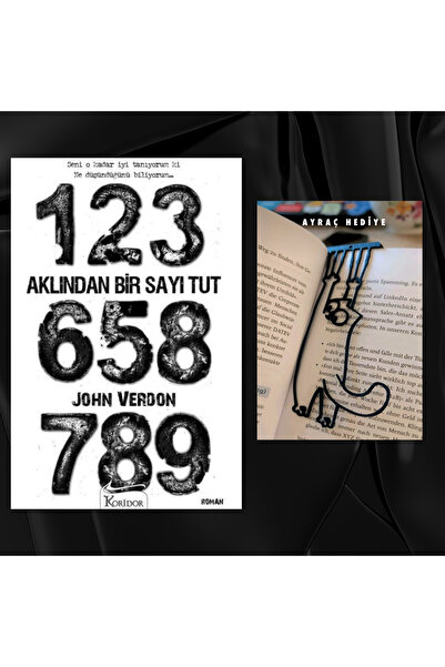 Koridor Yayıncılık AKLINDAN BİR SAYI TUT / SALLANAN KEDİ FİGÜRLÜ KİTAP AYRACI...