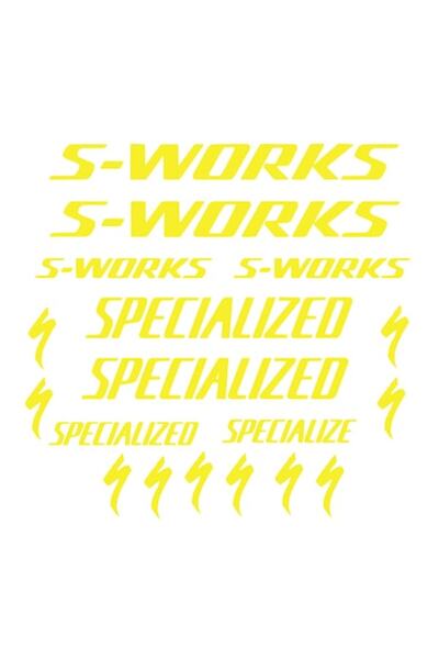 Oracal Επαγγελματικό σετ αυτοκόλλητων για πλαίσιο ποδηλάτου Specialized/S-Wor...
