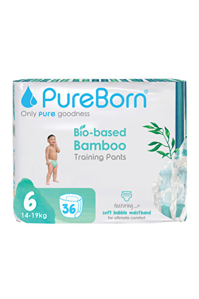 PUREBORN day dreams diaper pant Twin Pack Size 6 - 36's - Assorted