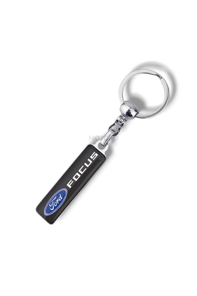 MOZOKO Breloc auto de înaltă calitate cu logo Ford Focus, imprimat prin trans...