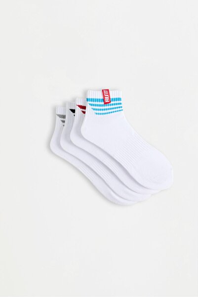 LEFTIES 4'lü spor bilekte çorap pack