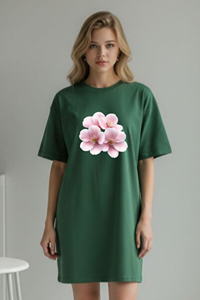 HOFFNUNG Women's Short Sleeve Crew Neck Dress Nightgown