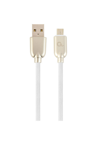 Gembird Καλώδιο USB 2.0 σε Micro-USB 2.0, 1μ, Λευκό