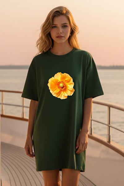 HOFFNUNG Women's Short Sleeve Crew Neck Dress Nightgown