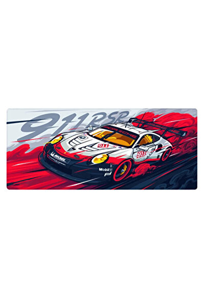 Exonix Kaymaz Arabalı Mousepad Renkli Desenli Mouse Pad 70CM x 30CM