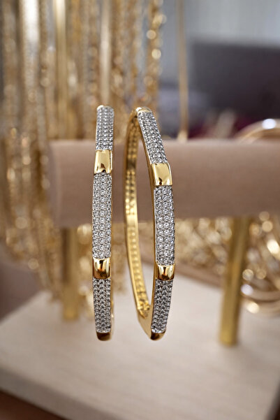 shinora.jewelry Taşlı Lüx Kelepçe Bileklik