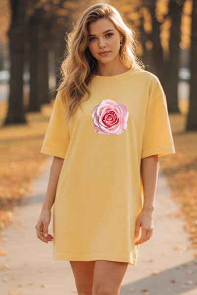 HOFFNUNG Γυναικείο νυχτικό με κοντό μανίκι και λαιμόκοψη ποδηλάτου