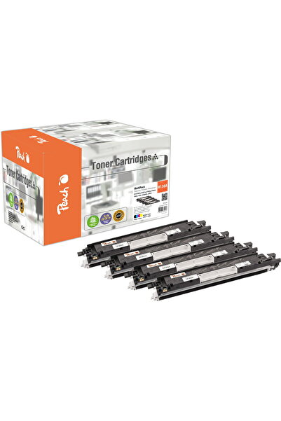 Peach Set de 4 cartușe de toner, Piersică, 1000 de pagini, Multicolor