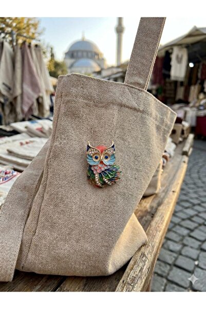 Sâden Collection Bohem Baykuş Figürlü Broş