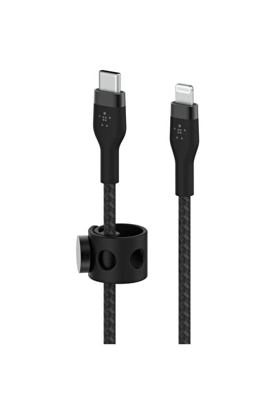 Belkin BOOST CHARGE PRO Flex USB-C to Lightning Cable, Braided Silicon, 2M, B...
