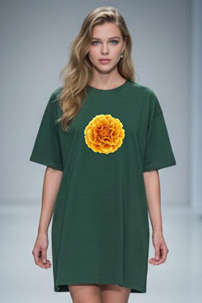 HOFFNUNG Women's Short Sleeve Crew Neck Dress Nightgown