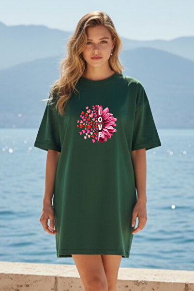 HOFFNUNG Women's Short Sleeve Crew Neck Dress Nightgown