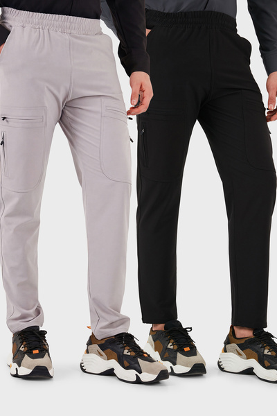 Buratti Normal Fit Cargo Pocket Elastic Waist Trekking και Courier Παντελόνι ...