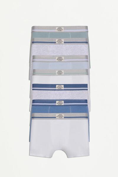 LEFTIES Düz renk boxer (7'li Pack)