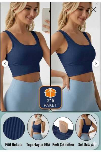 Nice Clothes Women's Thick Strap Crop Padded Sports Bra Half Tank Top Blouse ...