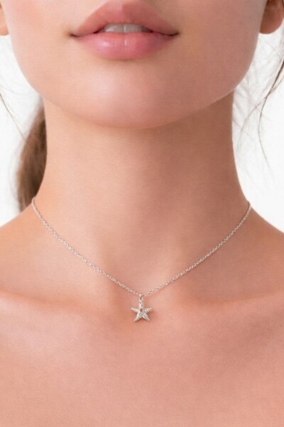 ATALYA ACCESSORY Deniz Yıldızı Modeli Minimal Kadın Kolye