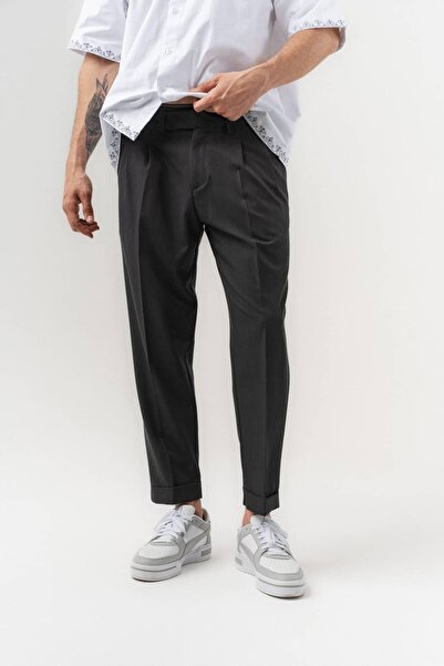 go gang own Formline Double Leg and Waist Elastic Fabric Baggy Trousers