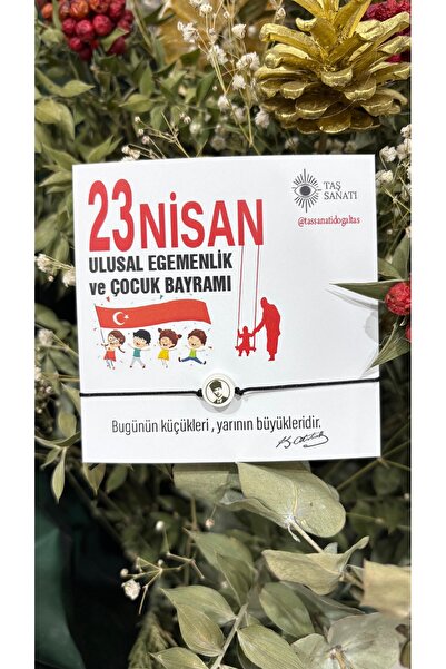 23 Nisan Hediye Atatürk Bileklik (25 adet)