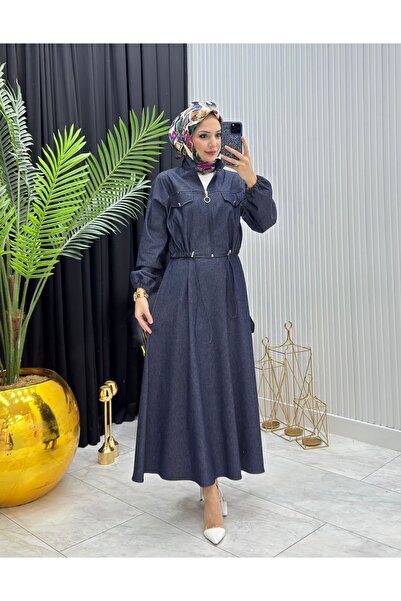 FRESH FASHION بدلة ربيعية رائعة من قماش الدنيم الليكرا لموسم الربيع