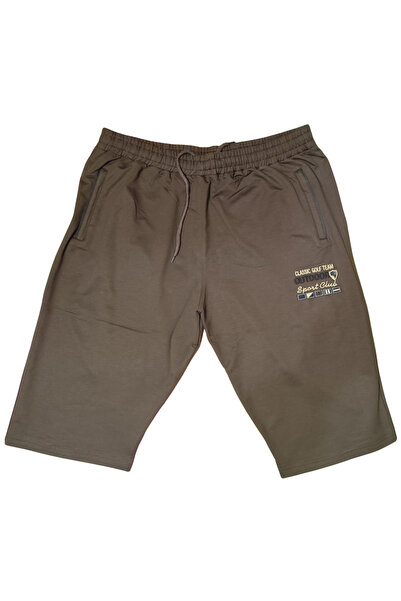 marufshop Σορτς & βερμούδες plus size - Καφέ - Υψηλή μέση