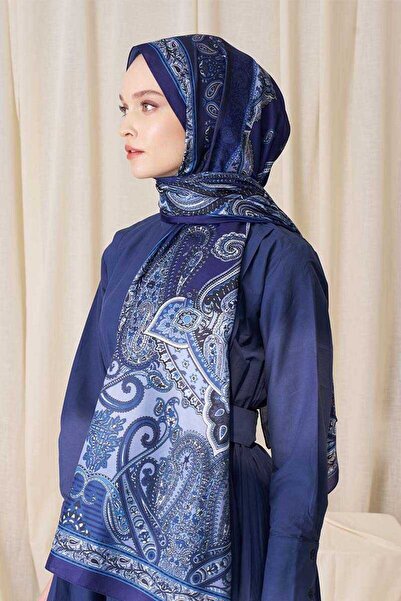 Madame Polo Historical Dionessa Desen Şal - Lacivert