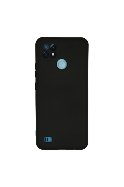 ArkhenX Realme C21 Case Nano Velvet Silicone Inside - Black