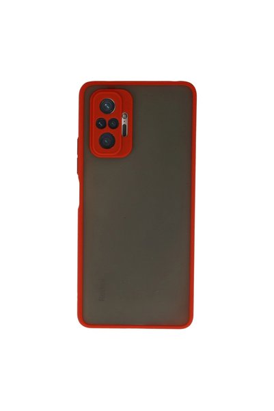 Generic Brand غطاء حماية سيليكون مونتريال لهاتف Xiaomi Redmi Note 10 Pro - أحمر