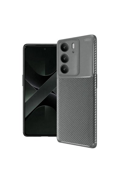 ArkhenX غطاء كربوني من Realme C75 4g مع تركيز تلقائي - رمادي