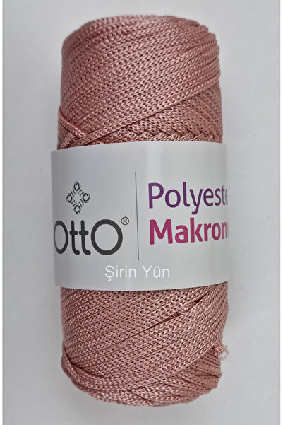 Otto %100 Polyester Örgü İpi - Çanta ve Makrome İpi - Pudra