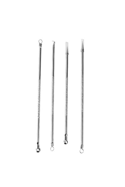 BEAUTY SYSTEM 4-Piece Silver Pedicure Tool Set