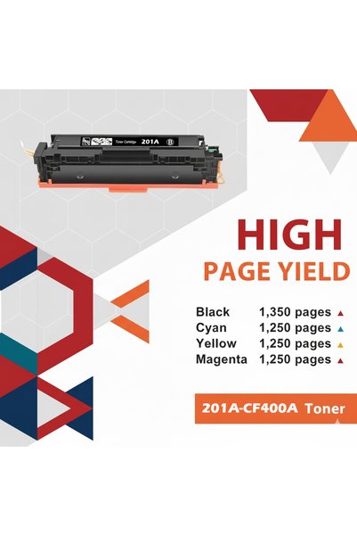 APLUS 201A Compatible Toner CF401A Cyan for HP LaserJet Pro M252dw,M252n,MFP M277n,M277dw,M277c6,M274n