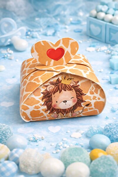 Emtory Home 10 Adet - Lion King | Aslan Model Şeker Kutusu - Sünnet Hediyesi ...