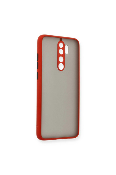 ArkhenX Xiaomi Redmi Note 8 Pro Case Montreal Silicone Cover - Red