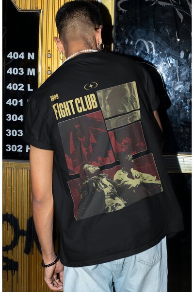 SEVBANO Tricou supradimensionat unisex cu imprimeu pe spate, Legend Movie Fig...