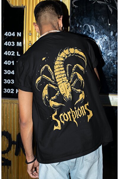 SEVBANO Scorpions rok metal muzički bend, majica sa leđnim printom, unisex, v...