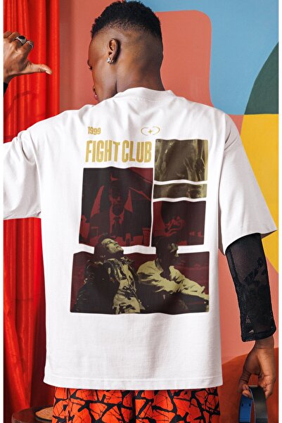 SEVBANO Tricou supradimensionat unisex cu imprimeu pe spate, Legend Movie Fig...