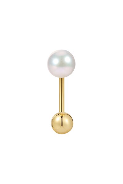 Glanzstücke München Silberpiercing Piercing Sterling Silber gelbgold Süßwasse...