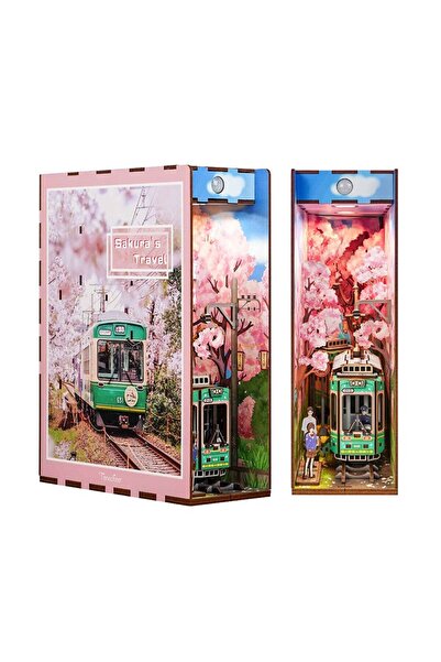 Tonecheer 3D Παζλ, Το Τουρντούμι της Σακούρα, Ξύλο, Tonecheer, 130 Κομμάτια