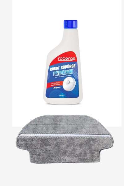 Roborge Πανί σφουγγαρίσματος για ρομποτική ηλεκτρική σκούπα Viomi V2 + Απορρυ...