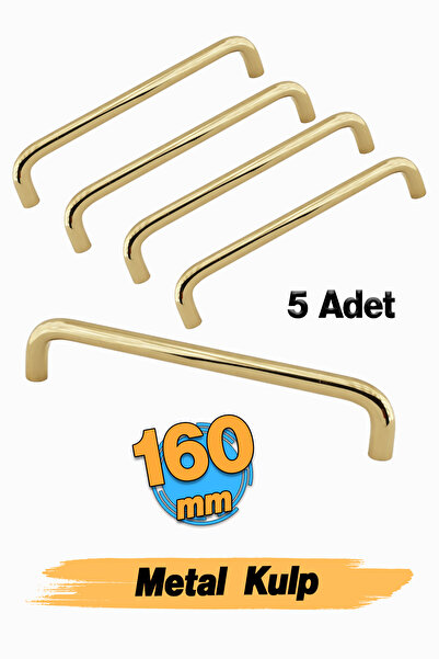 Badem10 Özen Metal (160 mm-16 cm) Χρωματιστή λαβή από τιτάνιο (5 τεμάχια) Έπι...