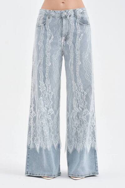 tw3 Τζιν - Λευκό - Ευρύ πόδι