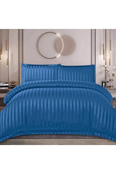 OEM Lenjerie de pat damasc cu elastic pentru pat dublu 2 persoane, Finet, VLX...