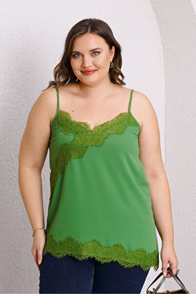 Büyük Moda ΑΣΥΜΜΕΤΡΙΚΗ ΜΠΛΟΥΖΑ ΜΕ ΔΑΝΤΕΛΕΣ ΚΑΙ ΛΕΠΤΟΜΕΡΕΙΕΣ ΚΑΙ ΛΟΥΡΑΚΙΑ