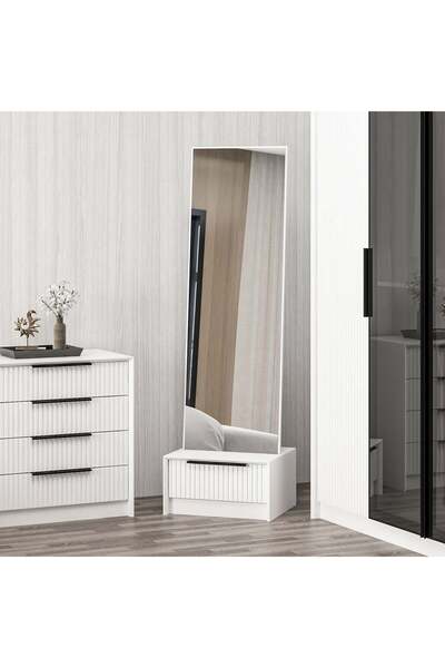 Minar Kale Luxe Boy Aynası - Beyaz